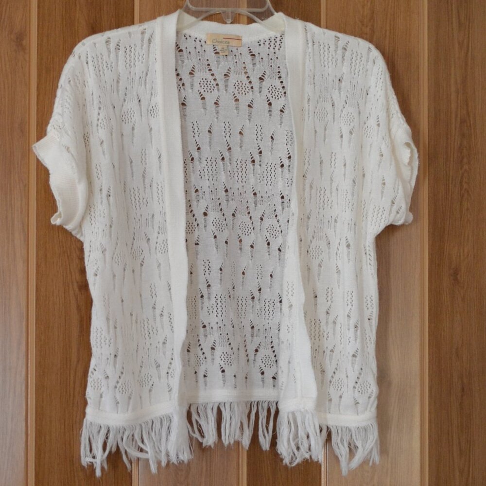 Womens crochet vest